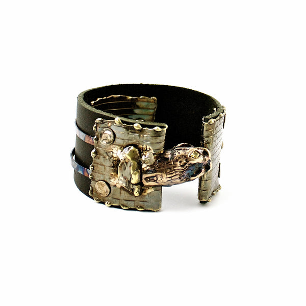 Leather Craze "Cleopatra'' Cuff